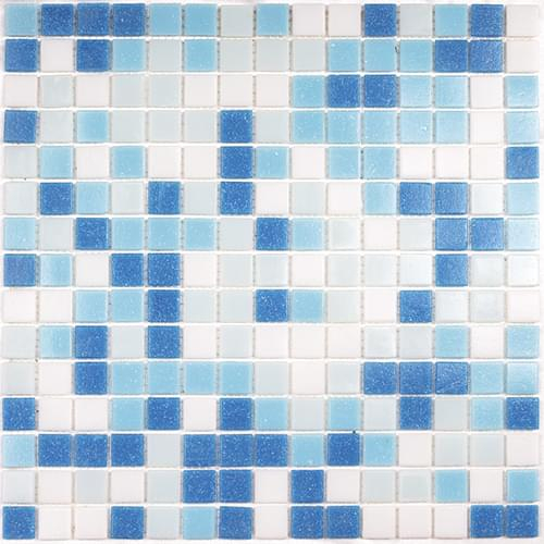 Мозаика Bonaparte Mosaics Aqua 200 32.7x32.7 (20*20*4) на бумаге