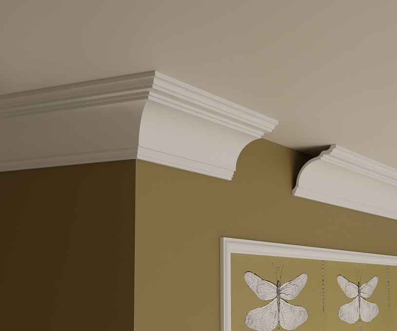Карниз Cosca Decor KX004, 117х118x2000 мм, Экополимер Карниз Cosca Decor KX004, 117х118x2000 мм, Экополимер