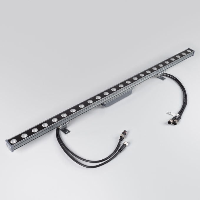 Светодиодный прожектор AR-LINE-1000M-24W-24V RGB (Grey, 30 deg, DMX512), Arlight, 023624, изображение 5 Светодиодный прожектор AR-LINE-1000M-24W-24V RGB (Grey, 30 deg, DMX512), Arlight, 023624, изображение 5