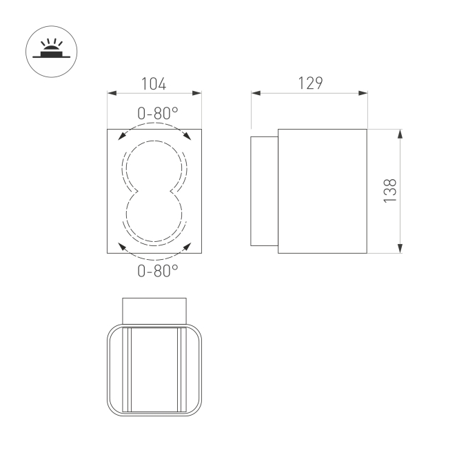 Светильник LGD-Wall-Vario-J2G-12W Warm White, Arlight, 021933, изображение 6 Светильник LGD-Wall-Vario-J2G-12W Warm White, Arlight, 021933, изображение 6