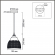 Подвес E27 60W 220V CANESTRA SUSPENTIONI LN26 373 LUMION 8350/1A, схема товара Подвес E27 60W 220V CANESTRA SUSPENTIONI LN26 373 LUMION 8350/1A, схема товара