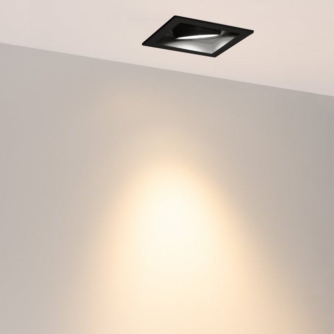 Светильник MS-VORTEX-BUILT-S117x117-20W Warm3000 (BK-BK, 40 deg, 230V), Arlight, 057955, изображение 4