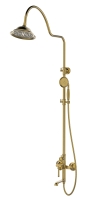 Душевая стойка Esko Baroque Gold ST1422BRQBr бронза со смесителем