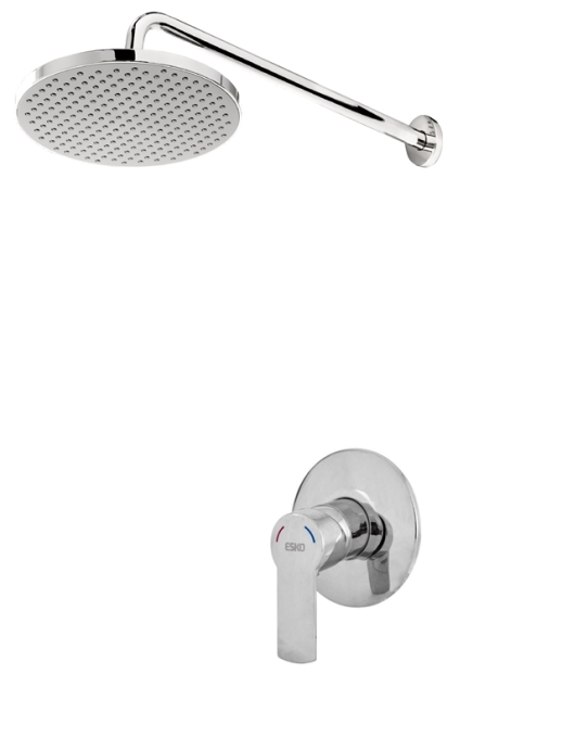 Душевой комплект со смесителем Esko Set_3in1 хром встраиваемый Душевой комплект со смесителем Esko Set_3in1 хром встраиваемый
