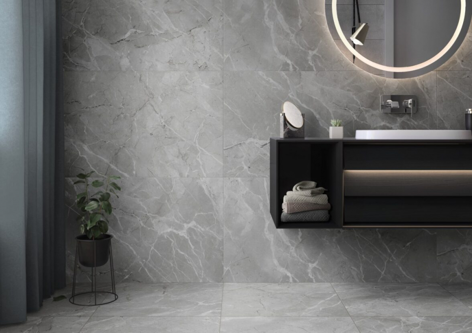 Керамогранит Vitra SilkMarble Бреча Серый Матовый R9 60x60, K947791R Керамогранит Vitra SilkMarble Бреча Серый Матовый R9 60x60, K947791R