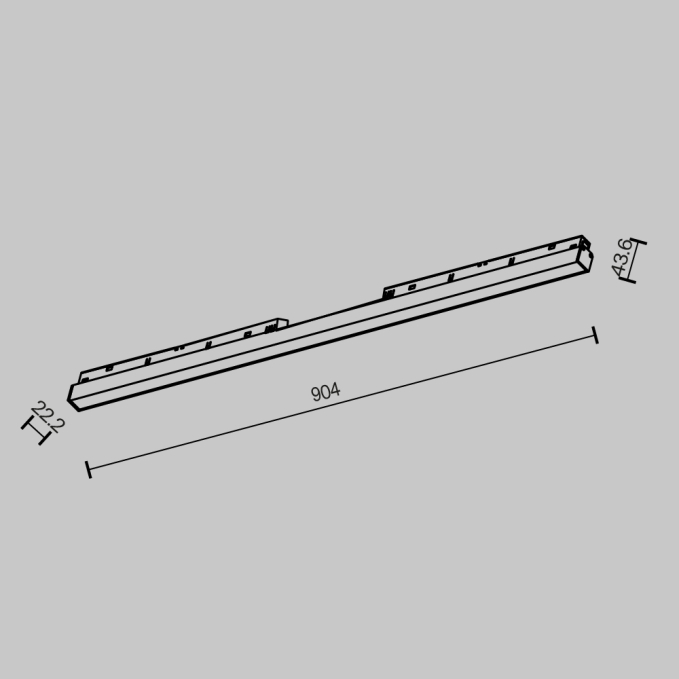 Трековый светильник Базис / Basis Exility 2700K 30Вт 120°, TR030-2-30W2.7K-B, изображение 6 Трековый светильник Базис / Basis Exility 2700K 30Вт 120°, TR030-2-30W2.7K-B, изображение 6