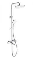 Душевая стойка со смесителем Wonzon & Woghand WW-B3069-CR хром глянцевая с термостатом Душевая стойка со смесителем Wonzon & Woghand WW-B3069-CR хром глянцевая с термостатом