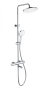 Душевая стойка со смесителем Wonzon & Woghand WW-B3069-CR хром глянцевая с термостатом