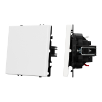 Механизм выключателя одноклавишный проходной SWT-NOBE-MKP1-SFPL-WH (230V, 10A), Arlight, 054235