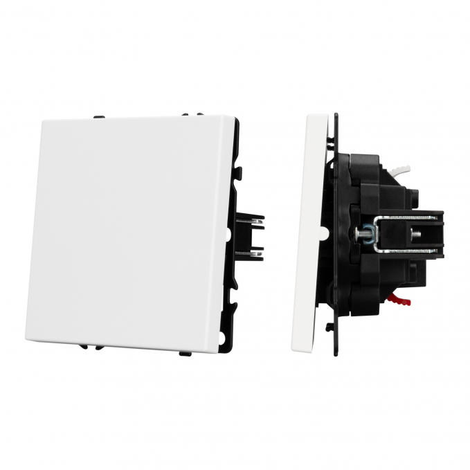 Механизм выключателя одноклавишный проходной SWT-NOBE-MKP1-SFPL-WH (230V, 10A), Arlight, 054235, изображение 1 Механизм выключателя одноклавишный проходной SWT-NOBE-MKP1-SFPL-WH (230V, 10A), Arlight, 054235, изображение 1