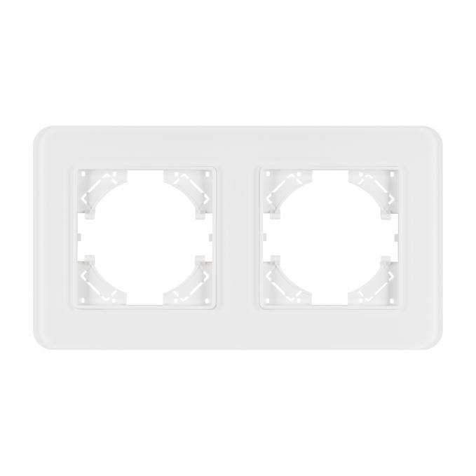 Рамка стеклянная FRM-OMALI-SFGS-2-WH, Arlight, 049708, изображение 2 Рамка стеклянная FRM-OMALI-SFGS-2-WH, Arlight, 049708, изображение 2