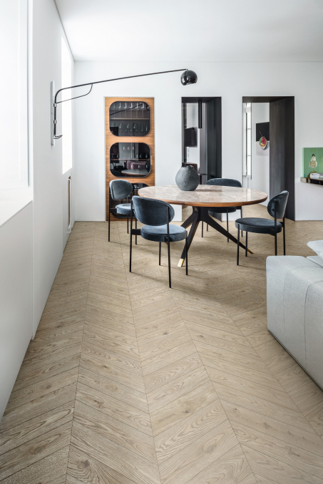 Керамогранит Marazzi Vivo Sabbia Chevron Rett 11x54, MP3P Керамогранит Marazzi Vivo Sabbia Chevron Rett 11x54, MP3P