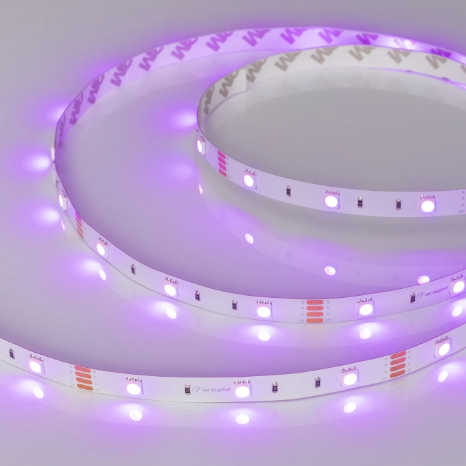 Светодиодная лента RT-B30-10mm 12V RGB (7.2 W/m, IP20, 5060, 5m), Arlight, 010596(2), изображение 3 Светодиодная лента RT-B30-10mm 12V RGB (7.2 W/m, IP20, 5060, 5m), Arlight, 010596(2), изображение 3