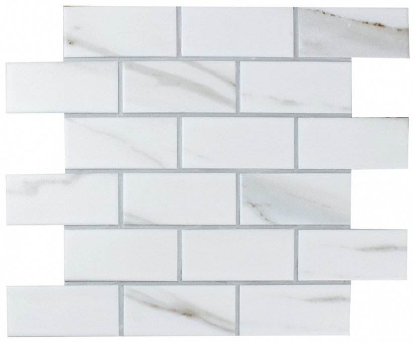 Мозаика Bonaparte Mosaics Brick Calacatta Gold 28.8x29.2 Мозаика Bonaparte Mosaics Brick Calacatta Gold 28.8x29.2
