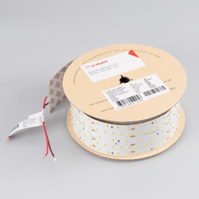 Светодиодная лента S2-A420-52mm 24V Warm3000 (30 W/m, IP20, 2835, 2.5m), Arlight, 021205(2), изображение 2 Светодиодная лента S2-A420-52mm 24V Warm3000 (30 W/m, IP20, 2835, 2.5m), Arlight, 021205(2), изображение 2