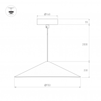 Светильник SP-MAKOTO-R750-14W Warm2700 (WH, 36 deg, 230V, TRIAC), Arlight, 054408 Светильник SP-MAKOTO-R750-14W Warm2700 (WH, 36 deg, 230V, TRIAC), Arlight, 054408