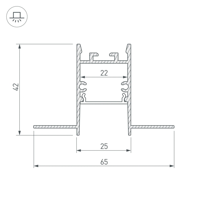 Профиль SL-COMFORT22-FANTOM-2000 ANOD, Arlight, 033275, изображение 3