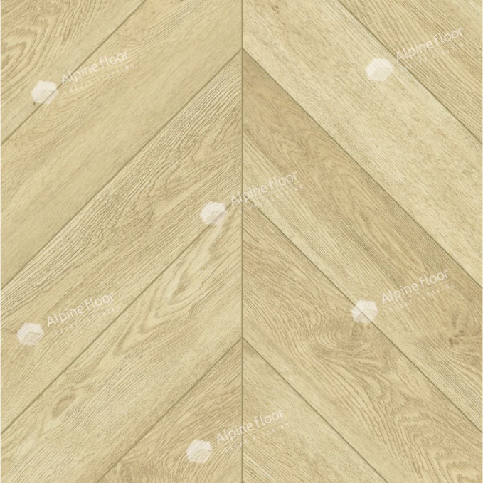 Каменный ламинат SPC Alpine Floor Chevron Alpine Дуб Ваниль Селект, ECO 18-2 MC
