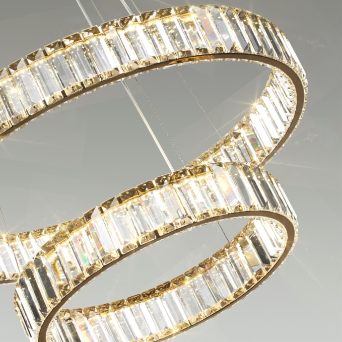 Люстра LED 60W 4000K 6000Лм VEKIA L-VISION ODL23 589 ODEON LIGHT 5015/60L, композиция 3