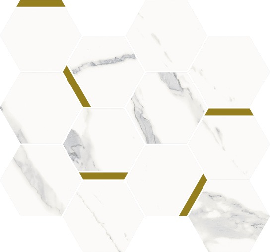 Мозаика Italon Stellaris Statuario White Mosaico Chic 28.3х32.8, 620110000220 Мозаика Italon Stellaris Statuario White Mosaico Chic 28.3х32.8, 620110000220