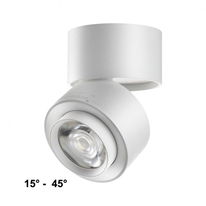 Светильник накладной светодиодный IP20 LED 4000К 18W 220V EDDY OVER NT22 418 NOVOTECH 358947, изображение 1