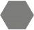 Керамогранит ITT Ceramic Hexa Grey 23.2x26.7