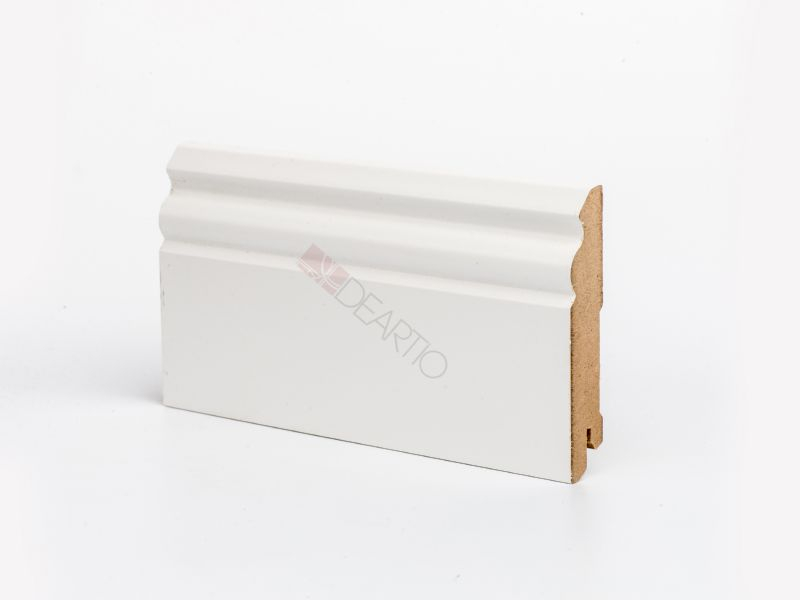 Плинтус Deartio U105-100 Белый, 100x16x2050 мм Плинтус Deartio U105-100 Белый, 100x16x2050 мм