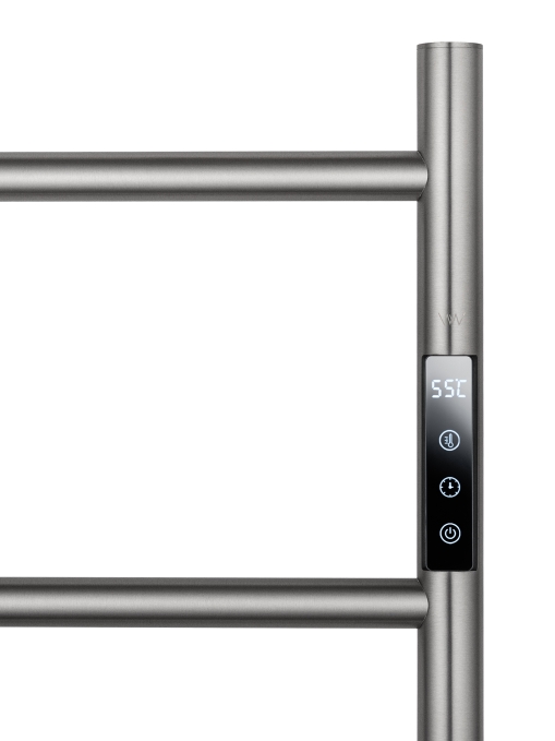 Полотенцесушитель электрический Wonzon & Woghand Bonn WW-AL405-BR никель брашированный