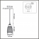Подвес E27 60W 220V CANESTRA SUSPENTIONI LN26 373 LUMION 8350/1B, схема товара Подвес E27 60W 220V CANESTRA SUSPENTIONI LN26 373 LUMION 8350/1B, схема товара