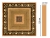 Вставка цветная Decomaster D208-57, 120x120x22 мм
