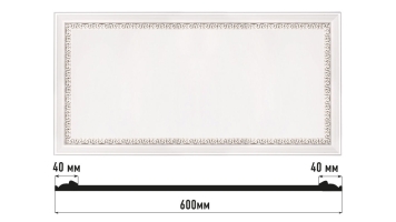 Декоративное панно Decomaster D3060-60, 600x300x18 мм