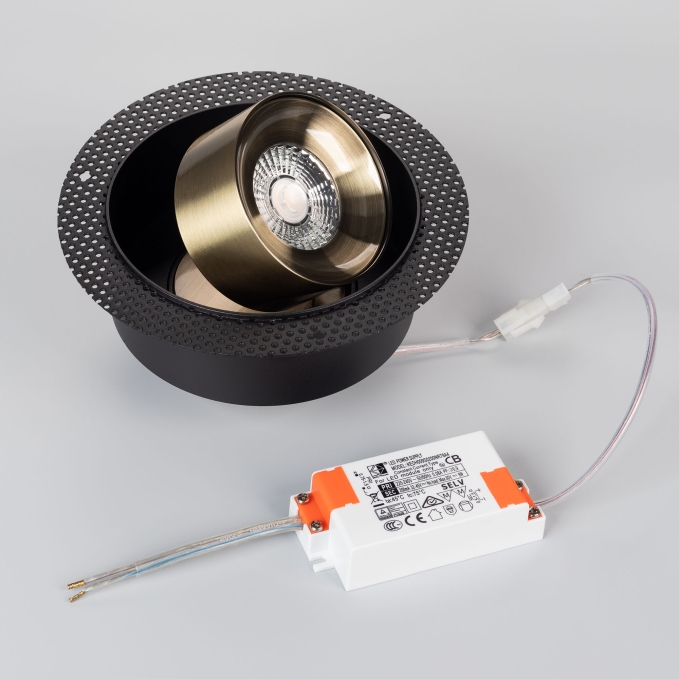 Светильник SP-PLURIO-BUILT-TRIMLESS-R160-9W Day4000 (BK-ABRS, 36 deg, 230V), Arlight, 038075, изображение 3 Светильник SP-PLURIO-BUILT-TRIMLESS-R160-9W Day4000 (BK-ABRS, 36 deg, 230V), Arlight, 038075, изображение 3