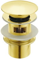 Донный клапан Boheme Imperiale 611/2 глянцевое золото с переливом