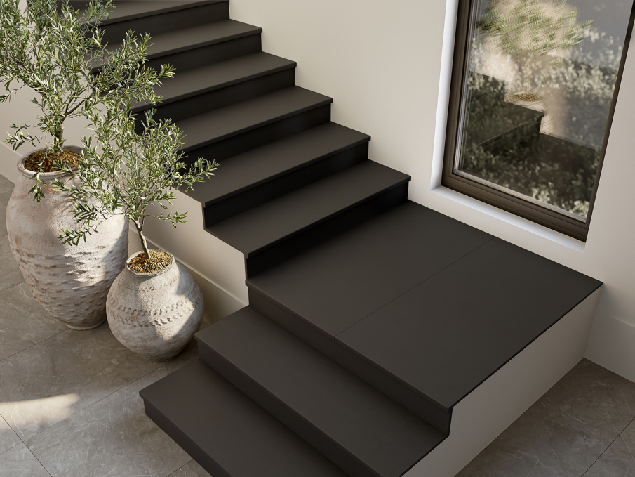 Керамогранит Starotech Matt Black Raw 80x240
