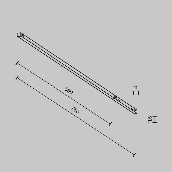 Трековый светильник Базис / Basis Exility X 3000K 6Вт 120°, TR240-2-6W3K-B, изображение 8 Трековый светильник Базис / Basis Exility X 3000K 6Вт 120°, TR240-2-6W3K-B, изображение 8