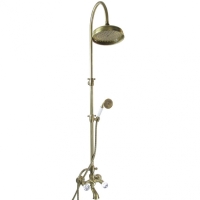 Душевая стойка со смесителем Webert Karenina KA721208065 бронза матовая Душевая стойка со смесителем Webert Karenina KA721208065 бронза матовая