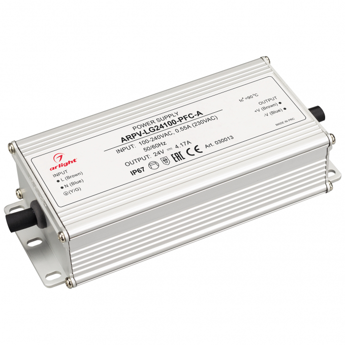 Блок питания ARPV-LG24100-PFC-A (24V, 4.17A, 100W), Arlight, 030013, изображение 1 Блок питания ARPV-LG24100-PFC-A (24V, 4.17A, 100W), Arlight, 030013, изображение 1