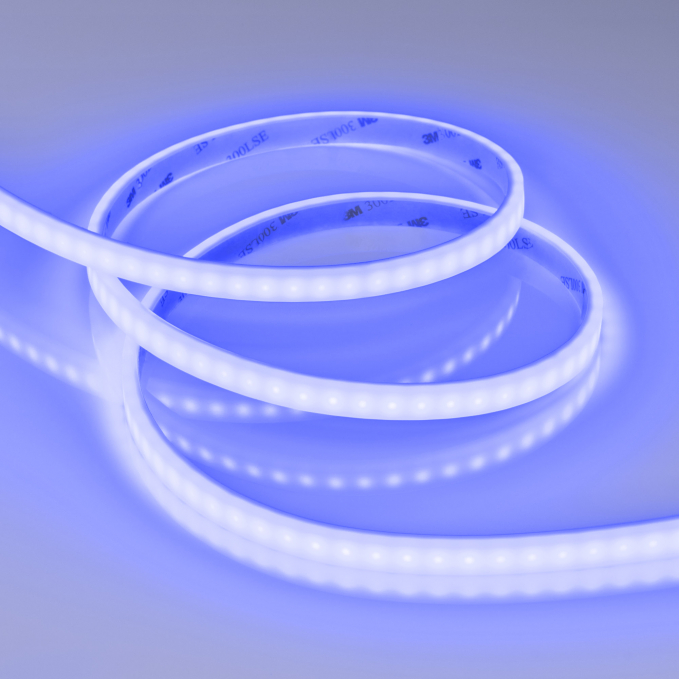 Светодиодная лента герметичная RTW-PSW-A120-10mm 24V Blue (9.6 W/m, IP67, 2835, 5m), Arlight, 040764, изображение 4 Светодиодная лента герметичная RTW-PSW-A120-10mm 24V Blue (9.6 W/m, IP67, 2835, 5m), Arlight, 040764, изображение 4