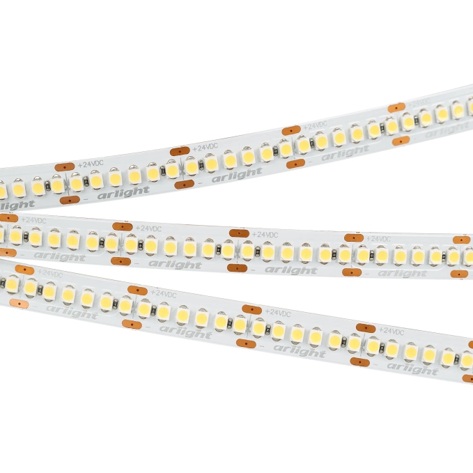 Светодиодная лента RT-A240-10mm 24V Warm3500 (19.2 W/m, IP20, 3528, 5m), Arlight, 040545, изображение 2 Светодиодная лента RT-A240-10mm 24V Warm3500 (19.2 W/m, IP20, 3528, 5m), Arlight, 040545, изображение 2