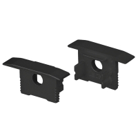 Заглушка SL-SLIM-H13M-F25 BLACK с отверстием, Arlight, 037515
