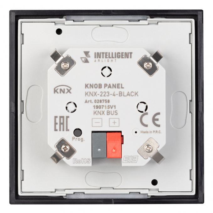 INTELLIGENT ARLIGHT Панель KNX-223-4-BLACK (BUS), Arlight, 028758, изображение 2 INTELLIGENT ARLIGHT Панель KNX-223-4-BLACK (BUS), Arlight, 028758, изображение 2