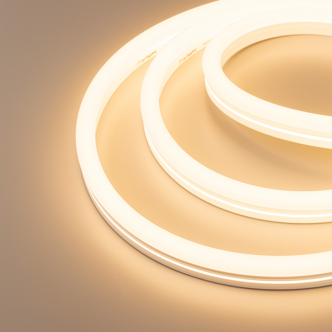 Светодиодная лента герметичная MOONLIGHT-SIDE-X336-12x24mm 230V Warm2400 (11 W/m, IP65, 50m, wire x1), Arlight, 055521, изображение 1