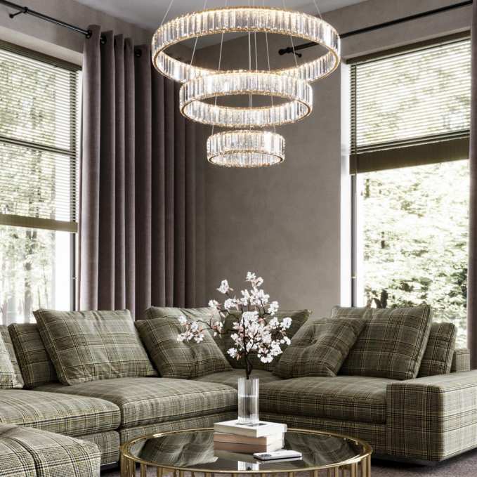 Люстра LED 88W 4000K 8800Лм VEKIA L-VISION ODL23 589 ODEON LIGHT 5015/88L, фото в интерьере 1 Люстра LED 88W 4000K 8800Лм VEKIA L-VISION ODL23 589 ODEON LIGHT 5015/88L, фото в интерьере 1