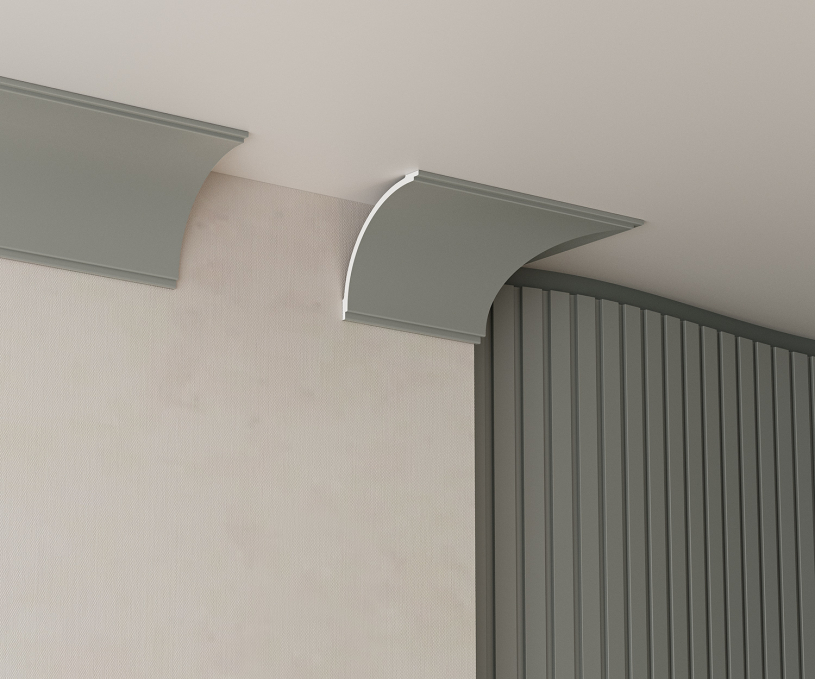 Карниз Cosca Decor KX070, 150х150x2000 мм, Экополимер