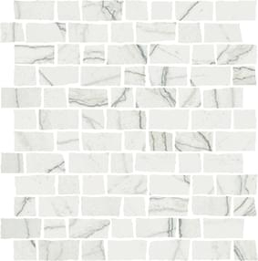 Мозаика Italon Charme Advance Platinum White Mosaico Raw 30x30, 620110000143