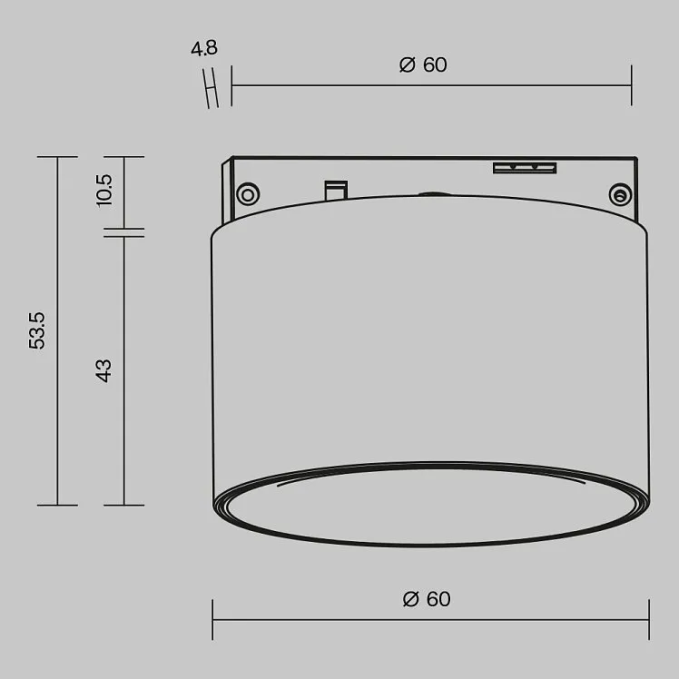 Трековый светильник Альфа С / Alfa S Levity 3000К 5Вт 36°, Maytoni, TR188-1-5W3K-M-BBS Трековый светильник Альфа С / Alfa S Levity 3000К 5Вт 36°, Maytoni, TR188-1-5W3K-M-BBS