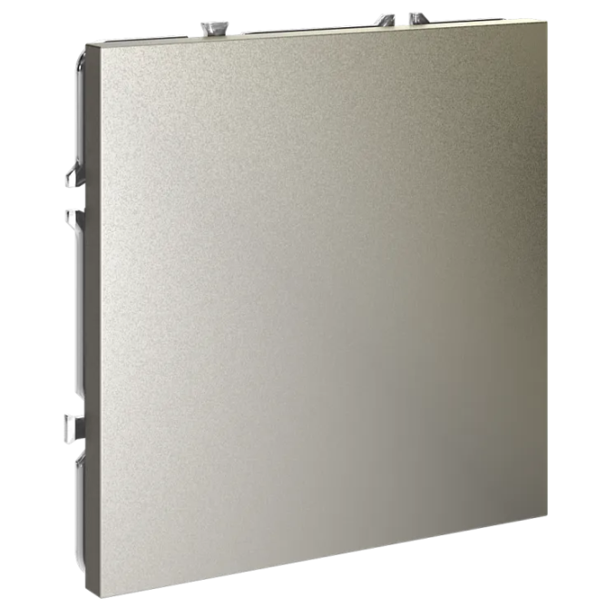Заглушка VOLTUM S70 с суппортом, (шелк), Voltum, VLS080104