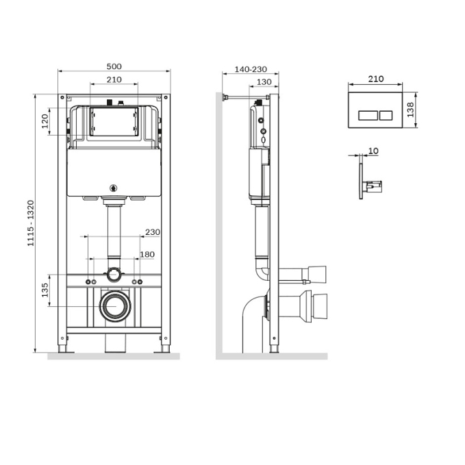 Инсталляция AM.PM Pro I012704.7038 Инсталляция AM.PM Pro I012704.7038