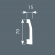 Плинтус Cosca Decor PX008, 70х15x2000 мм, Экополимер Плинтус Cosca Decor PX008, 70х15x2000 мм, Экополимер