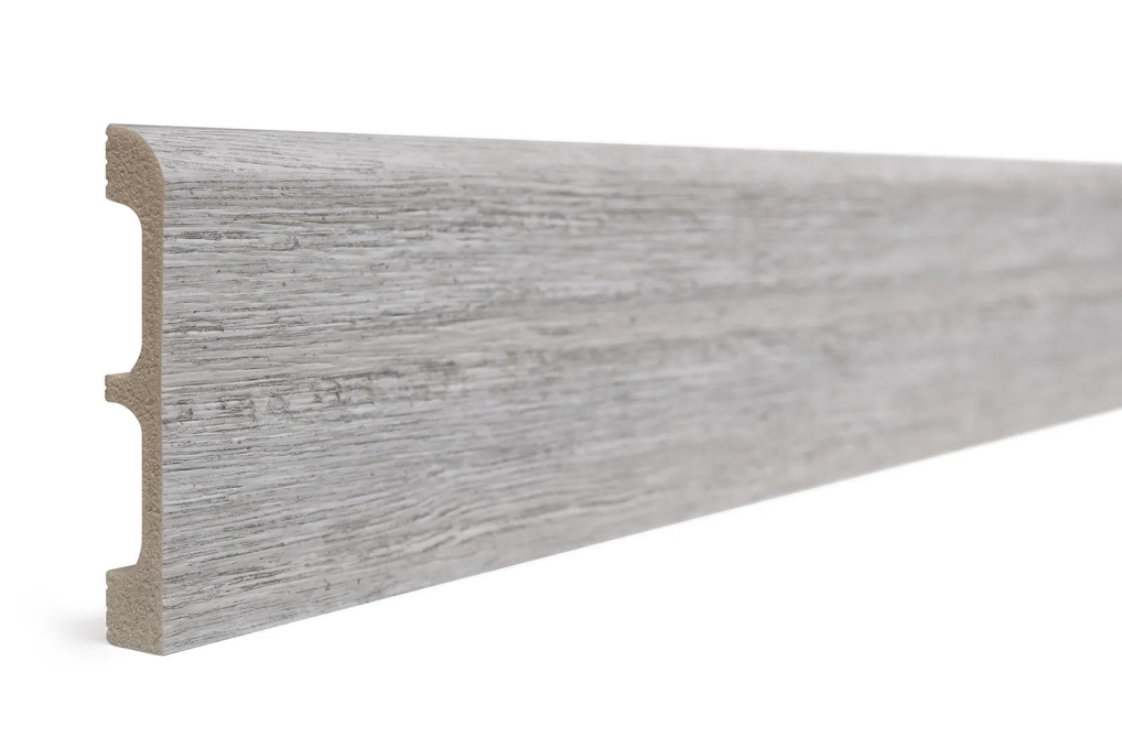 Плинтус Decor-Dizayn 706-89SH, 80x13x2400 мм